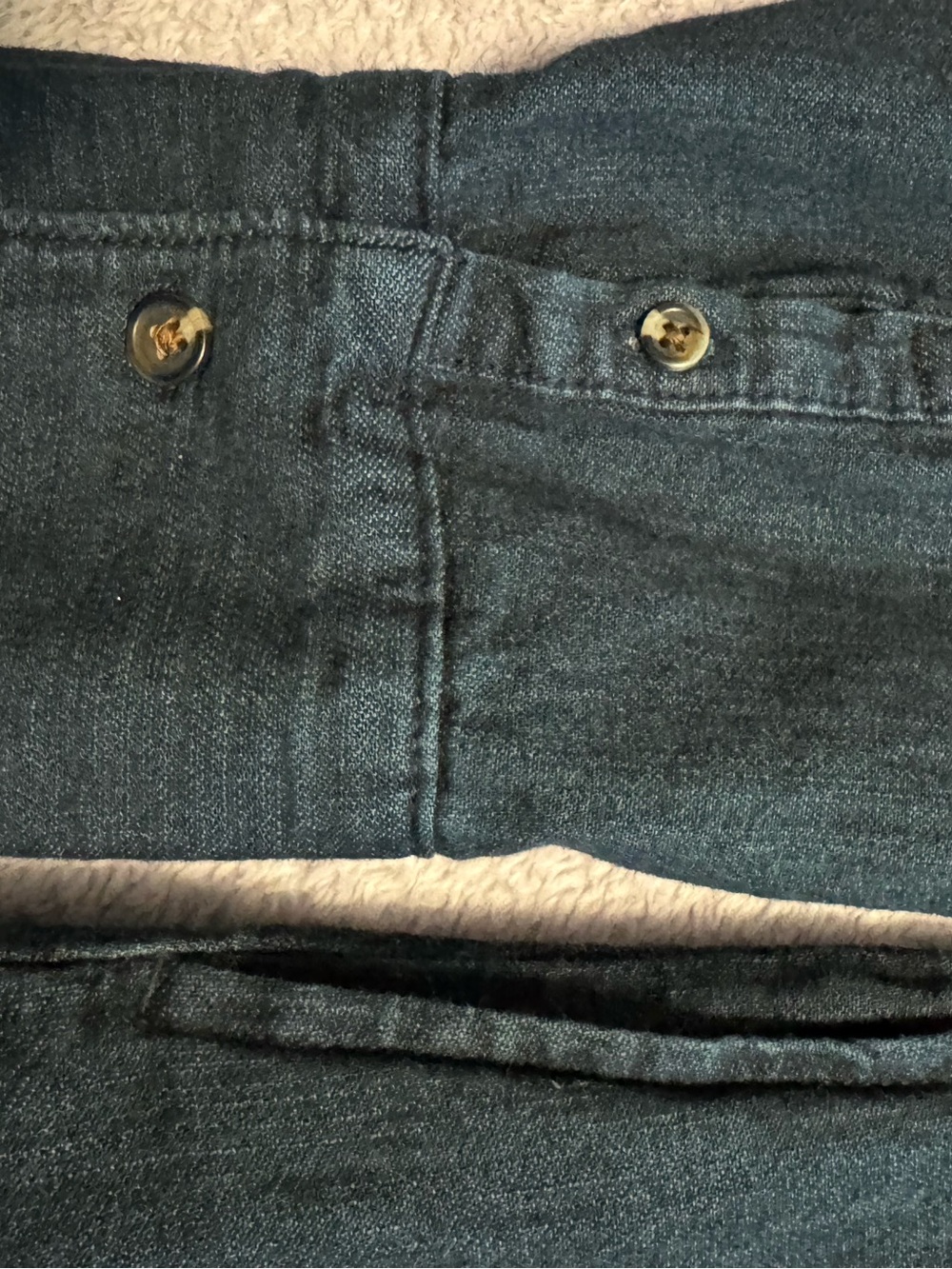 A New Day Ladies denim buttoned cuffs-down shirt dress - Picture 5 of 8